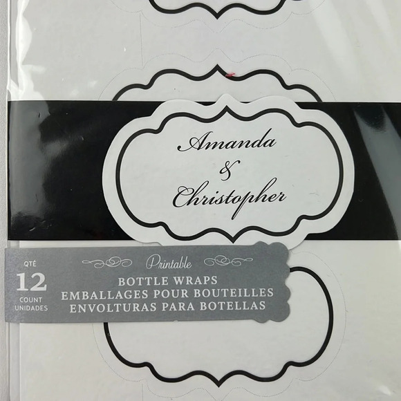 Brides White Bottle Wraps 3 packages of 12 - Picture 2 of 5